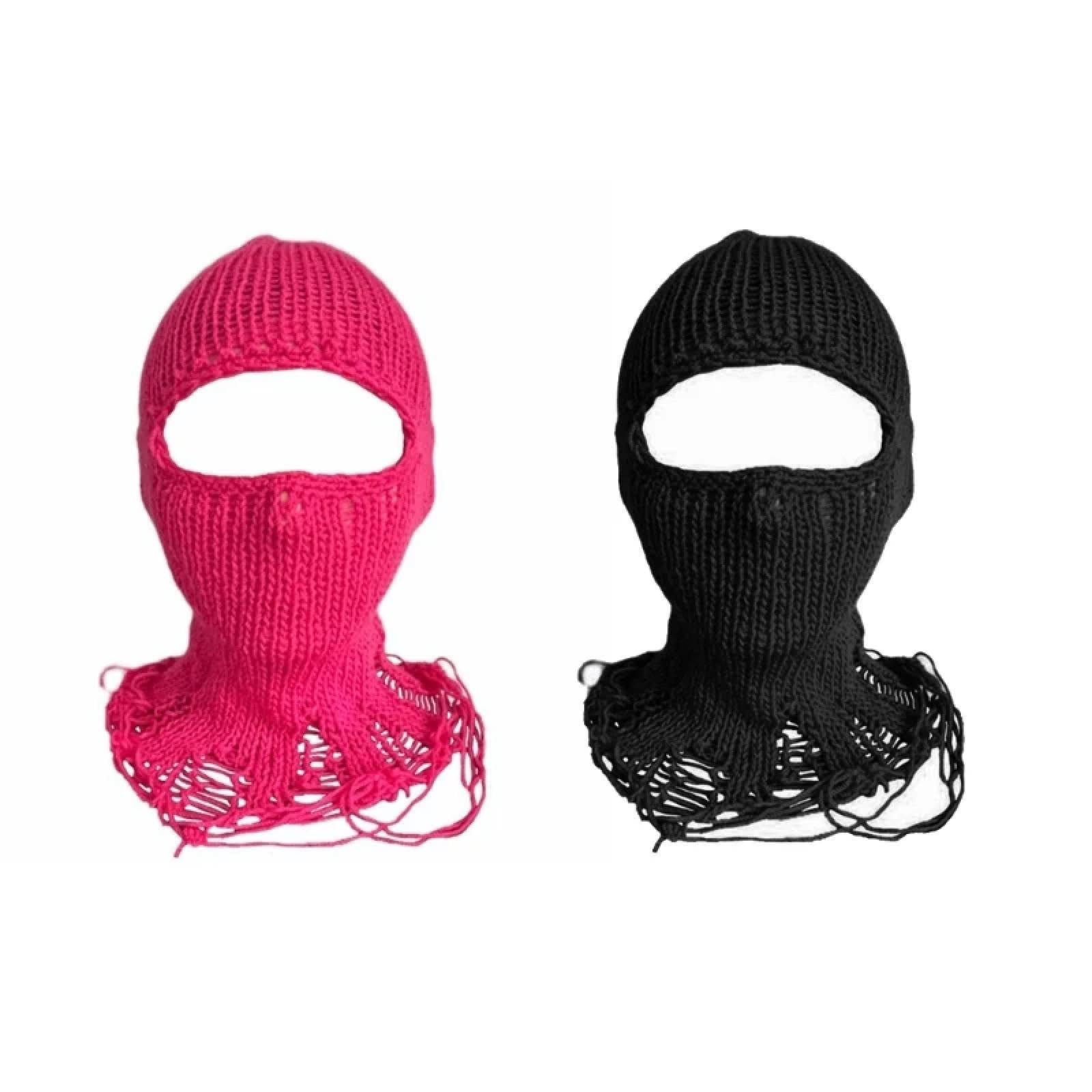 SiVaji Gorros De Punto para Sombrero Tejido Beanie Gorro De Invierno Mascarilla De Punto Deportes Al Aire Libre Cubierta Facial Completa Esquí