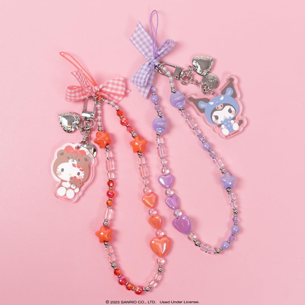 iFace Sanrio Cosplay Beaded Wristlet Universal Charm Strap - Wrist Strap for Cell Phone Camera Keys Earbuds - 5