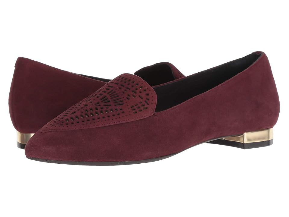 

Rockport Total Motion Adelyn Laser Loafer (Maroon) Women's Slip on Shoes