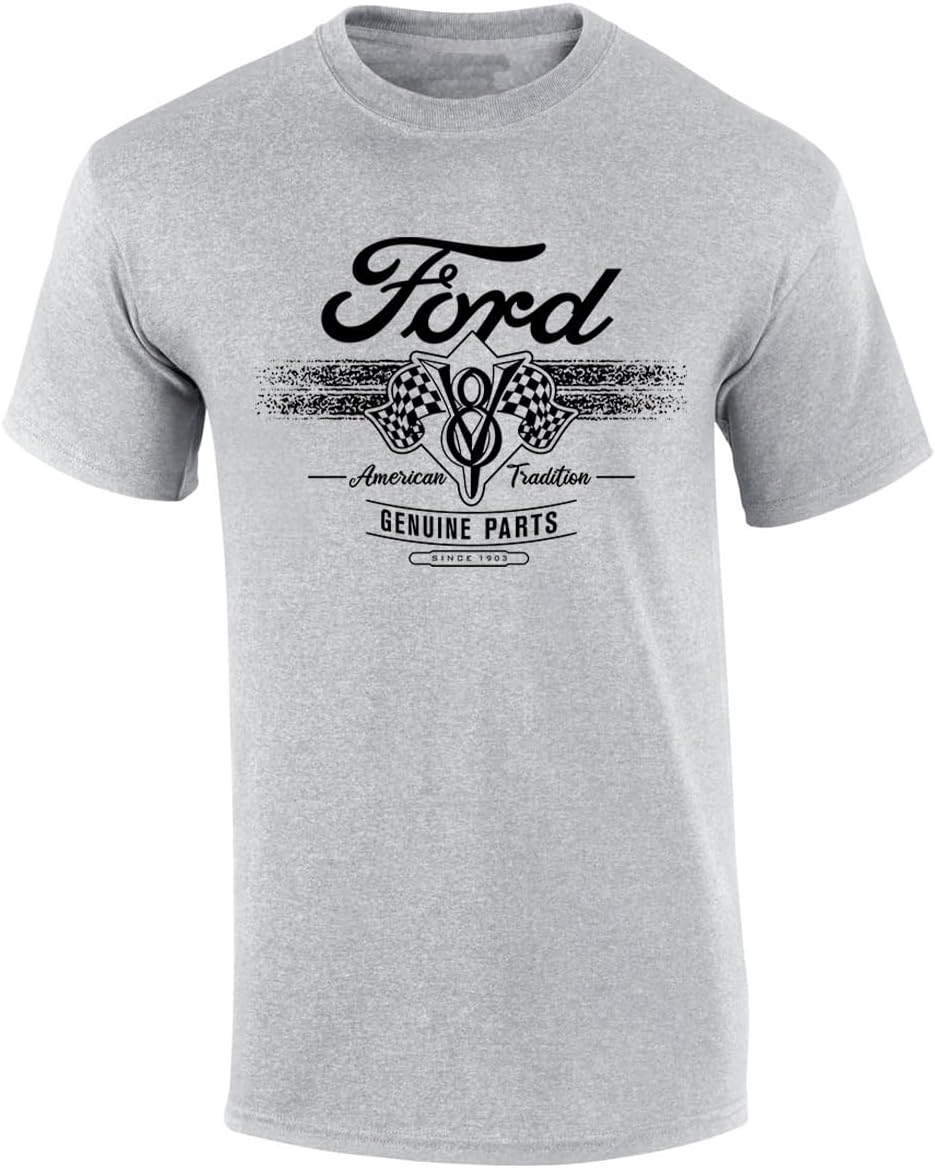 Ford Motor Co. American Tradition Genuine Parts Short-Sleeve Mens T-Shirt