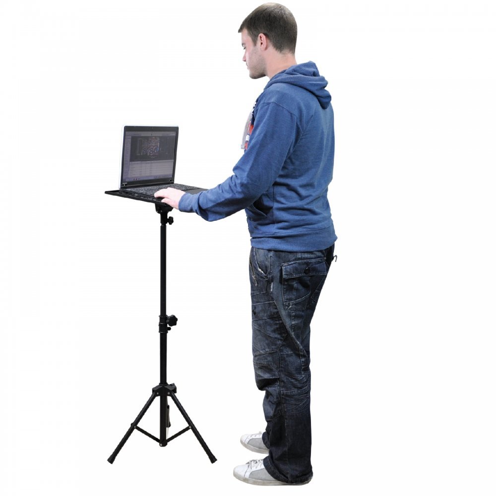 SoundLAB portátil Soporte del trípode para el Ordenador portátil