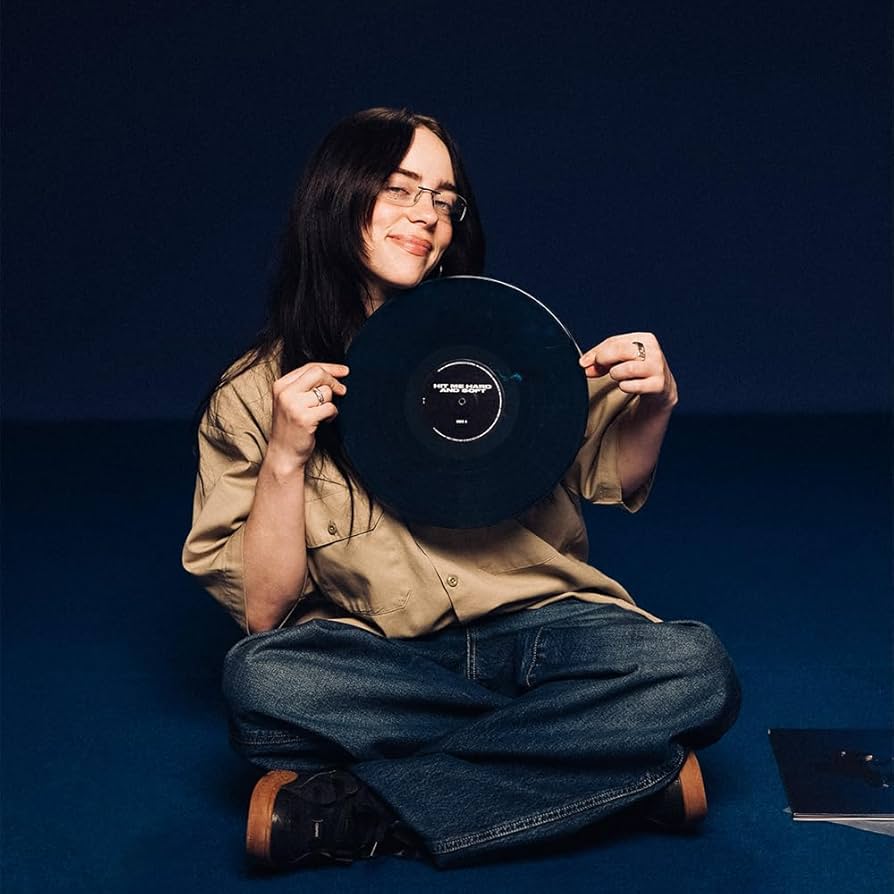 洋楽 billie eilish hit me hard and soft lp Billie Eilish - HIT ME HARD AND SOFT[Recycled Black LP
