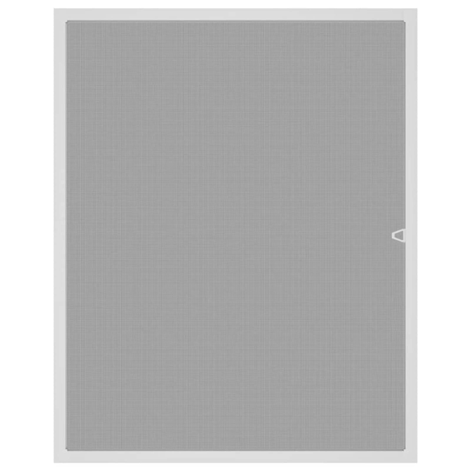 Insektenschutz für Fenster, Fliegengitter Fenster, Fliegenschutz Fenster, Pollenschutzgitter Fenster, Insektengitter Fenster, Insektennetz, Fensternetz, Weiß 100x120 cm