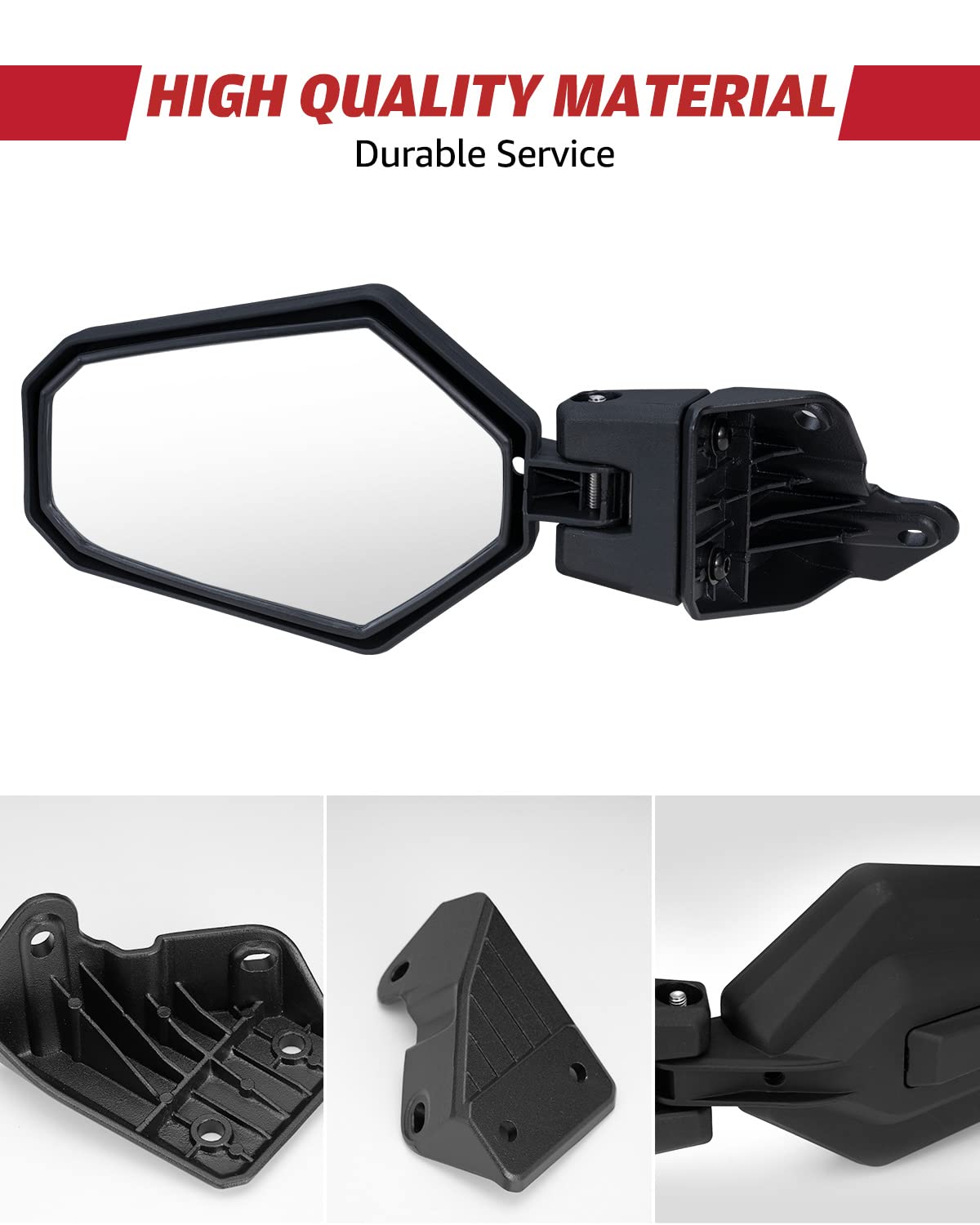 Maverick X3 Side Mirrors & Rear View Mirrors For All Mavericks- X3, Trail, And Sport