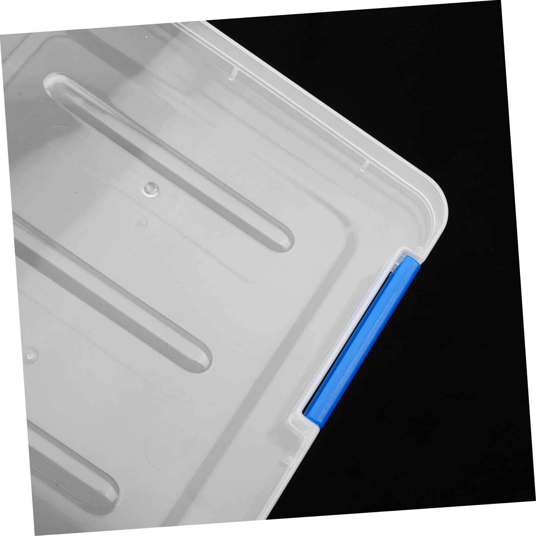 NUOBESTY 4pezzi Scatola Per Documenti Trasparente Organizzatore Portatile Per Ufficio Scuola e Viaggi Impilabile e Resistente Perfetta Per Ricevute Fatture e Archiviazione