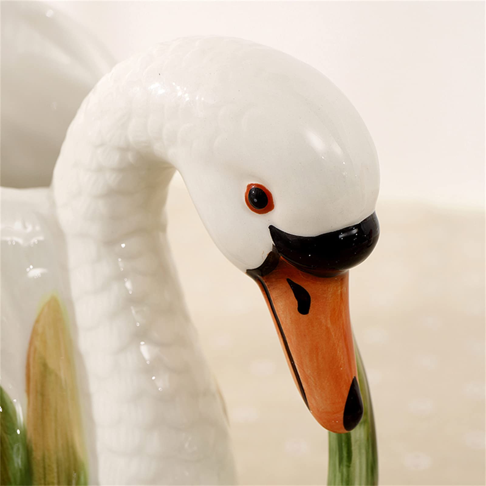 Amazon.co.jp: SDdPulse 白鳥の形をした花瓶、セラミック花瓶 モダンな