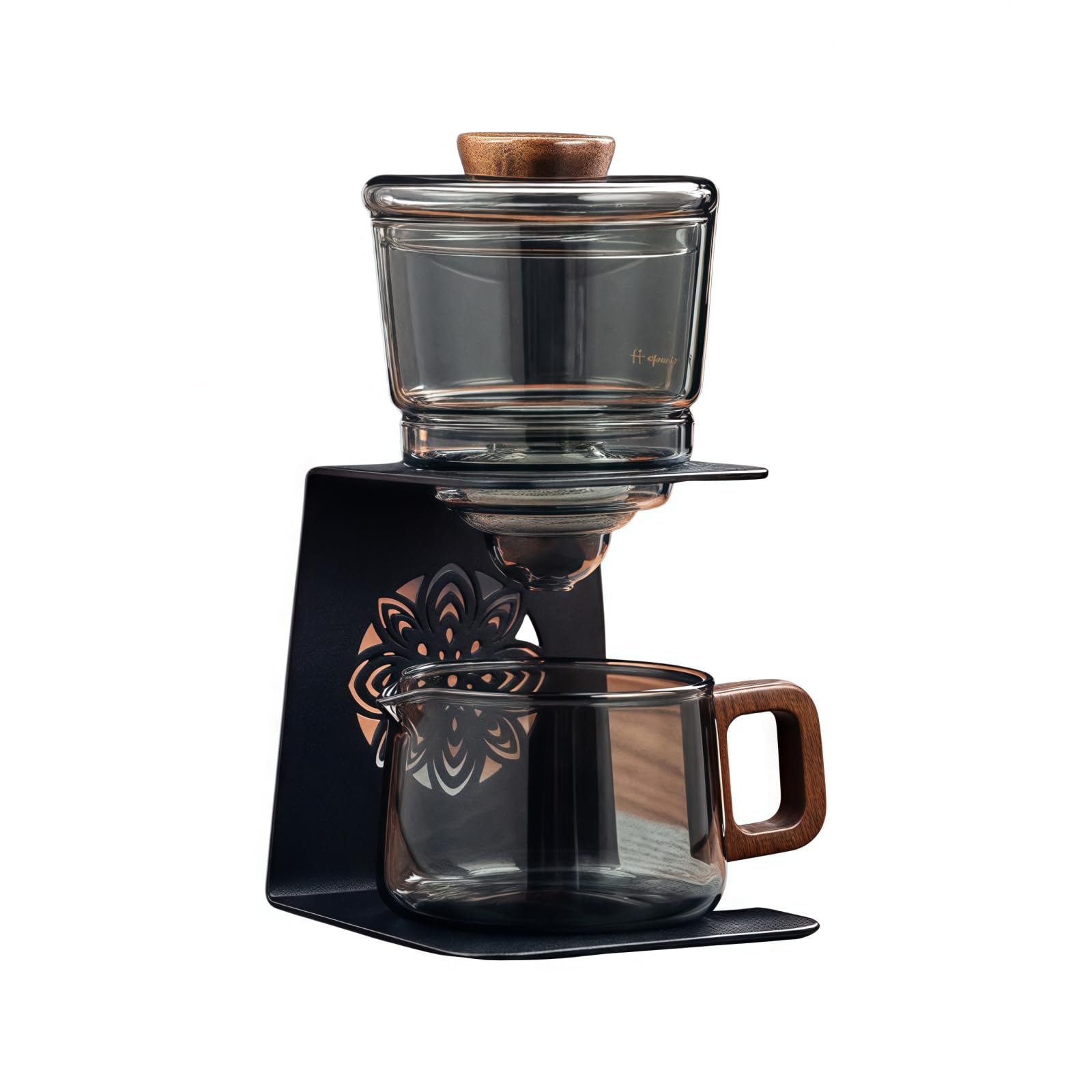 アオのハコ喫茶verセット❣️ Amazon | OULOVECO 半自動 ガラスのティーポット 紅茶ポット