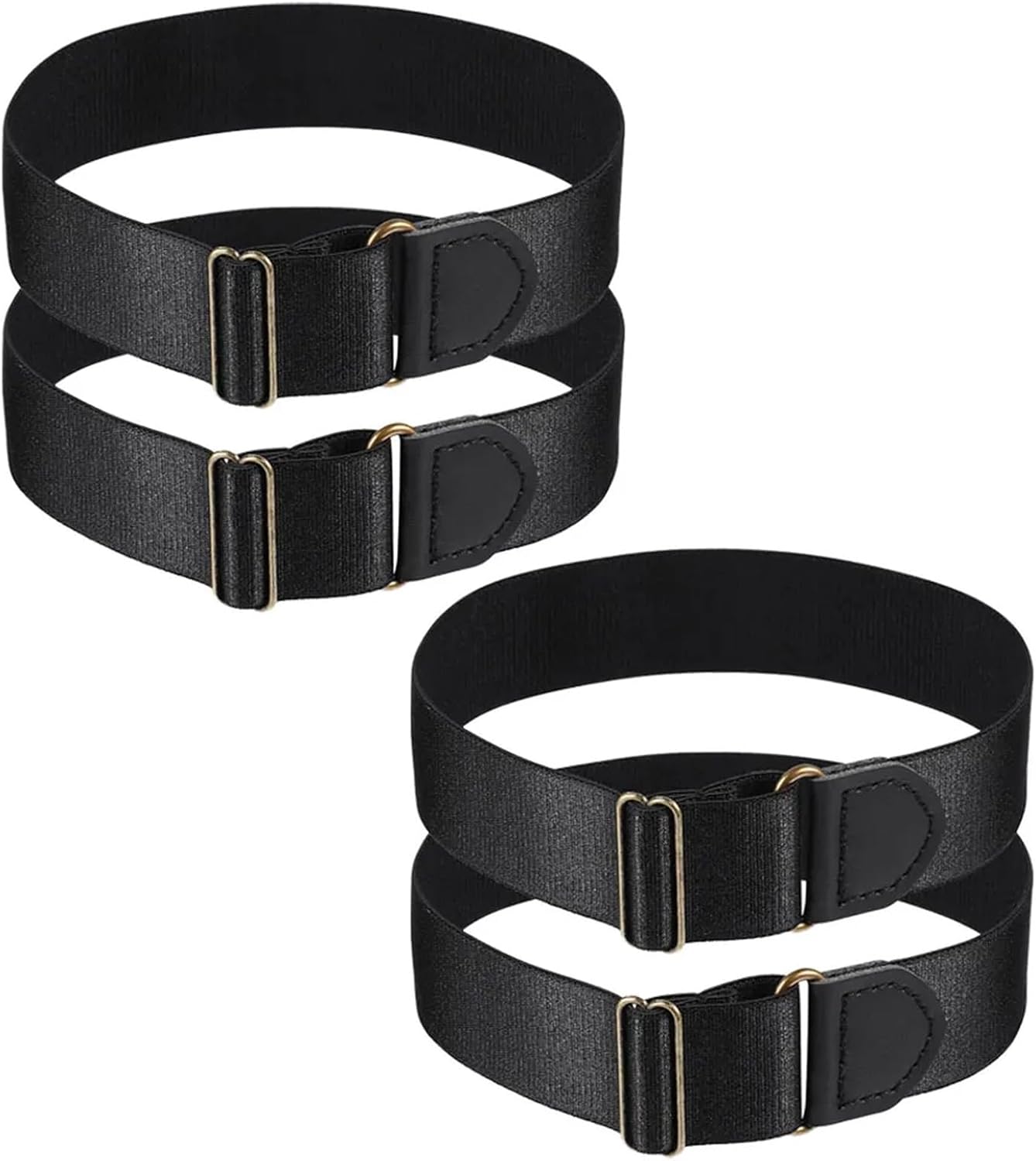 Sleeve Garters For Women And Men 12pcs Anti Slip Shirt Sleeve Holders Nylon Arm Stay Tuck Suspenders for Men Women Dress Shirts Cuffs