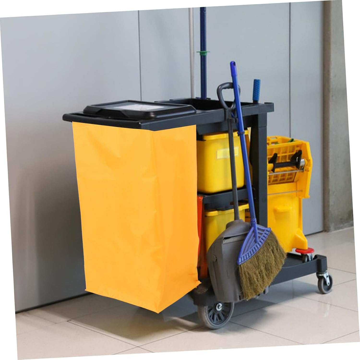 Cleaning Supplies Bag Utility Tote Removable Storage Car Camping Janitorial Cart Housekeeping Cart Accessory