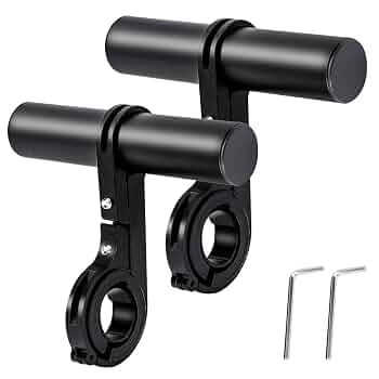 Extensions De Guidon Vélo/Moto - Alliage Aluminium 6061-T6 - Longueur 300 Mm