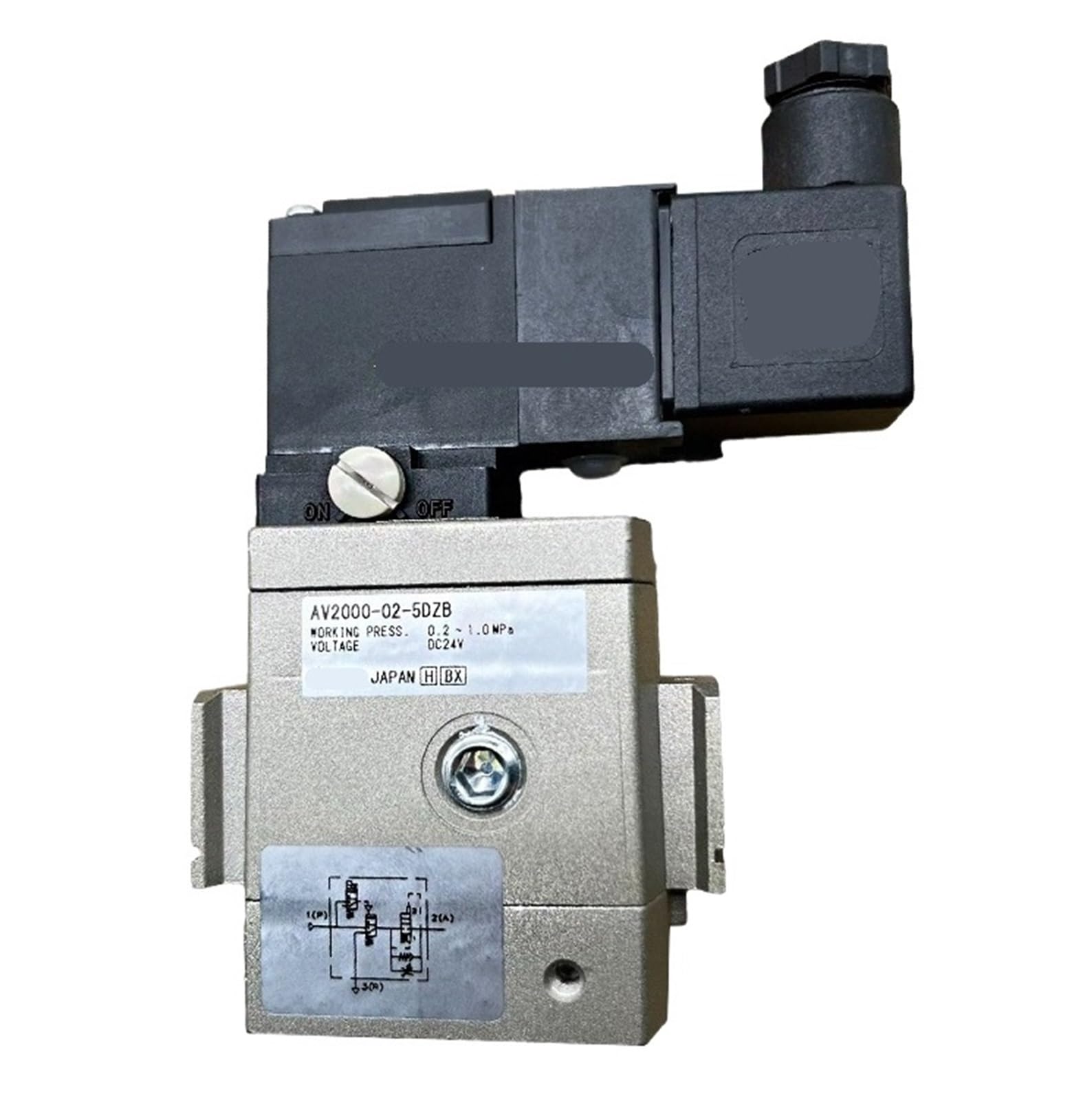 Électrovanne AV4000-04-5GS de précision pour contrôle pneumatique stable