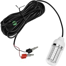 Underwater Fishing Light,LED Night Fishing Light Underwater Submersible Marine Boat Green Lamp Fishing Accessory for Sea, Boat