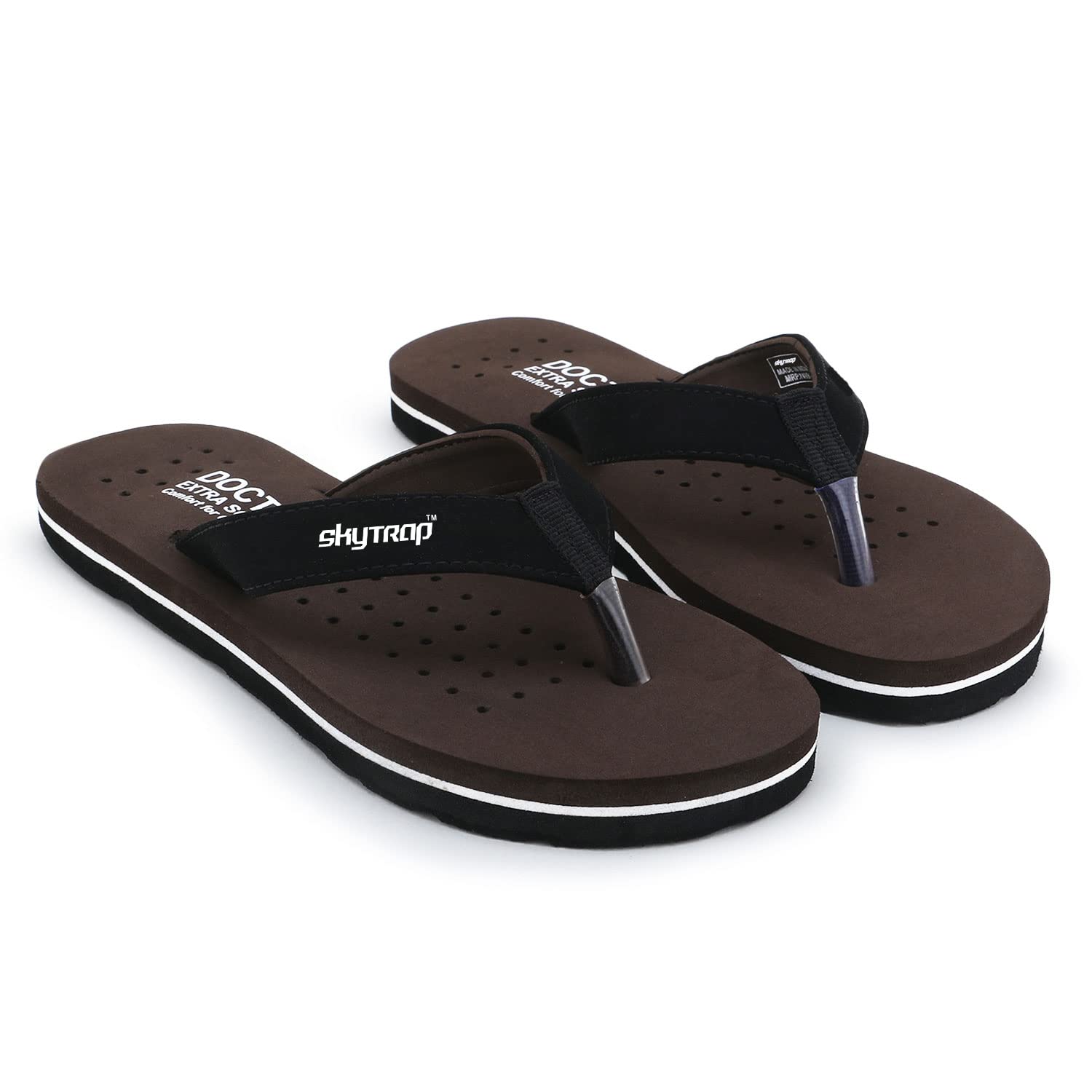 Women Black Nubuck Slippers Flipflop (BW-007)-image-44