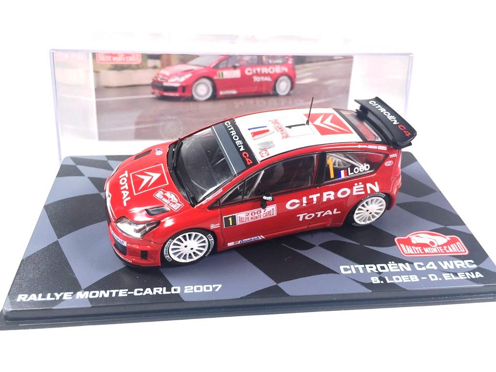 Altaya Citroën C4 1/18 - Sébastien Loeb Rallye Monte-Carlo 2007 - Voiture De Collection