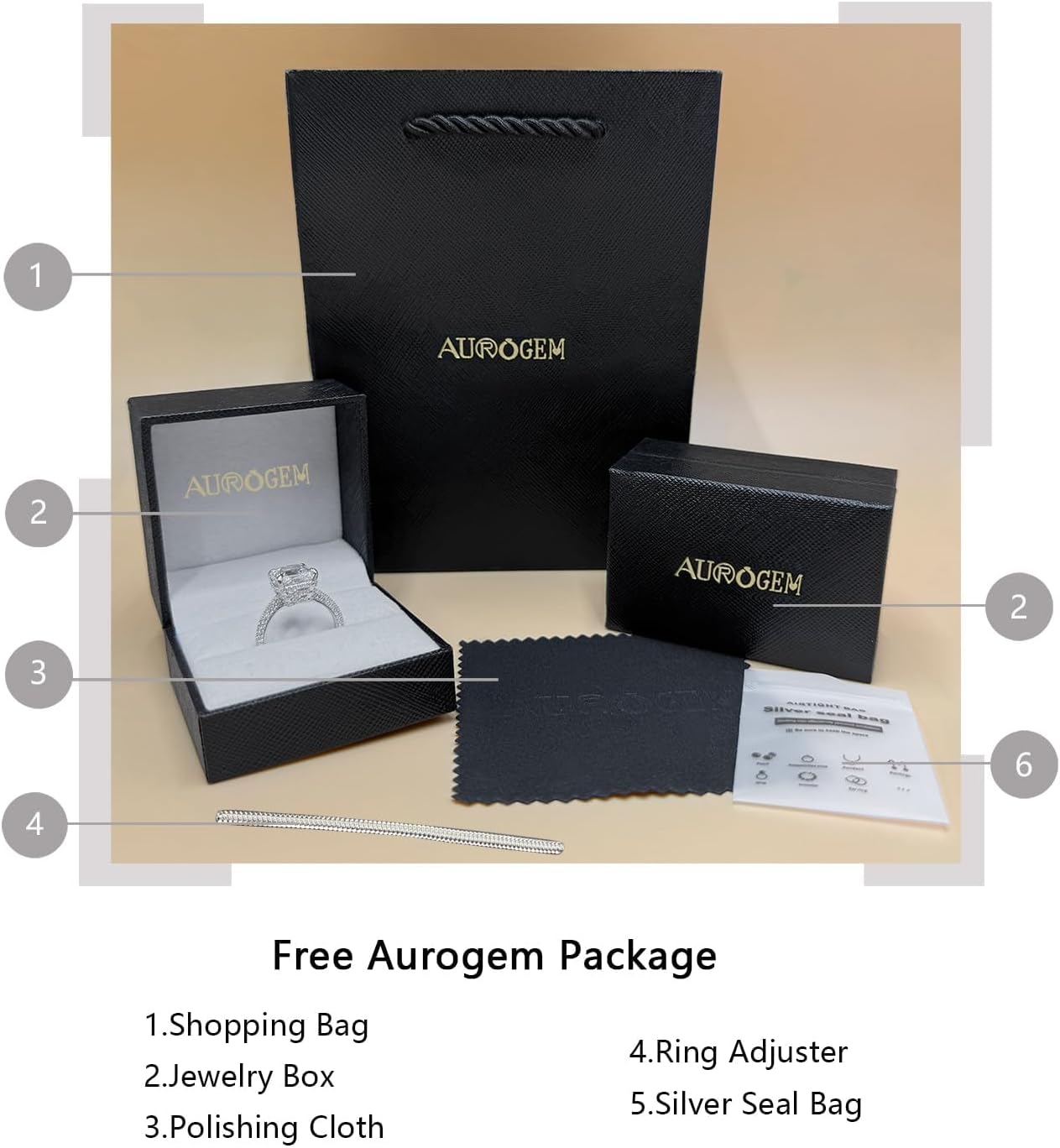 3.5 Cart White Gold S925 Radiant Cut Engagement Ring, Sterling Silver Promise Ring with Cubic Zirconia, Women’s Travel Engagement Ring, Purity Ring for Women, Unique Engagement Rings for Women, Cubic Zirconia Diamond Engagement Rings for Women - Image 8