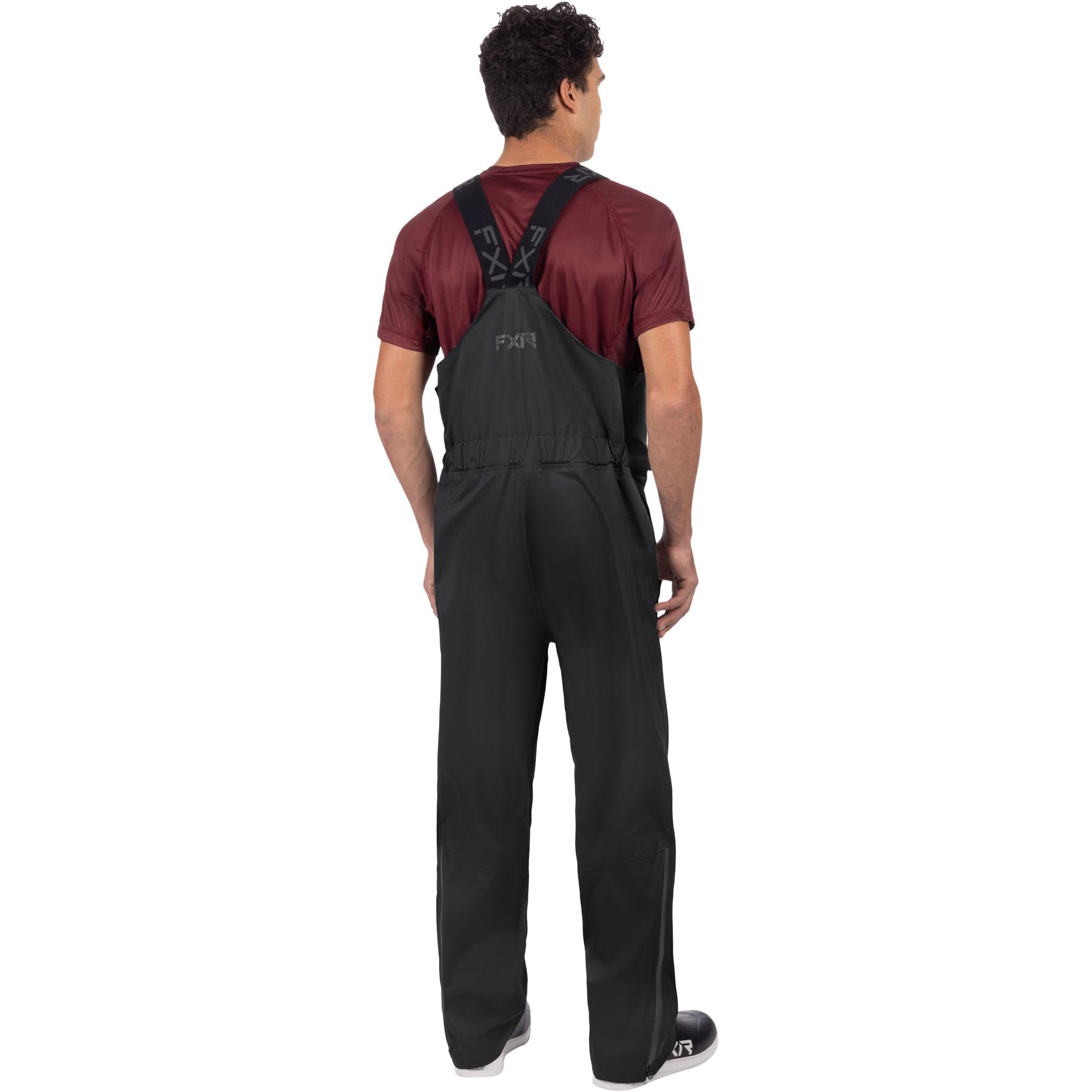 FXR Men's Adventure Lite Tri-Laminate Bib Pant 2025 (Black - Small)