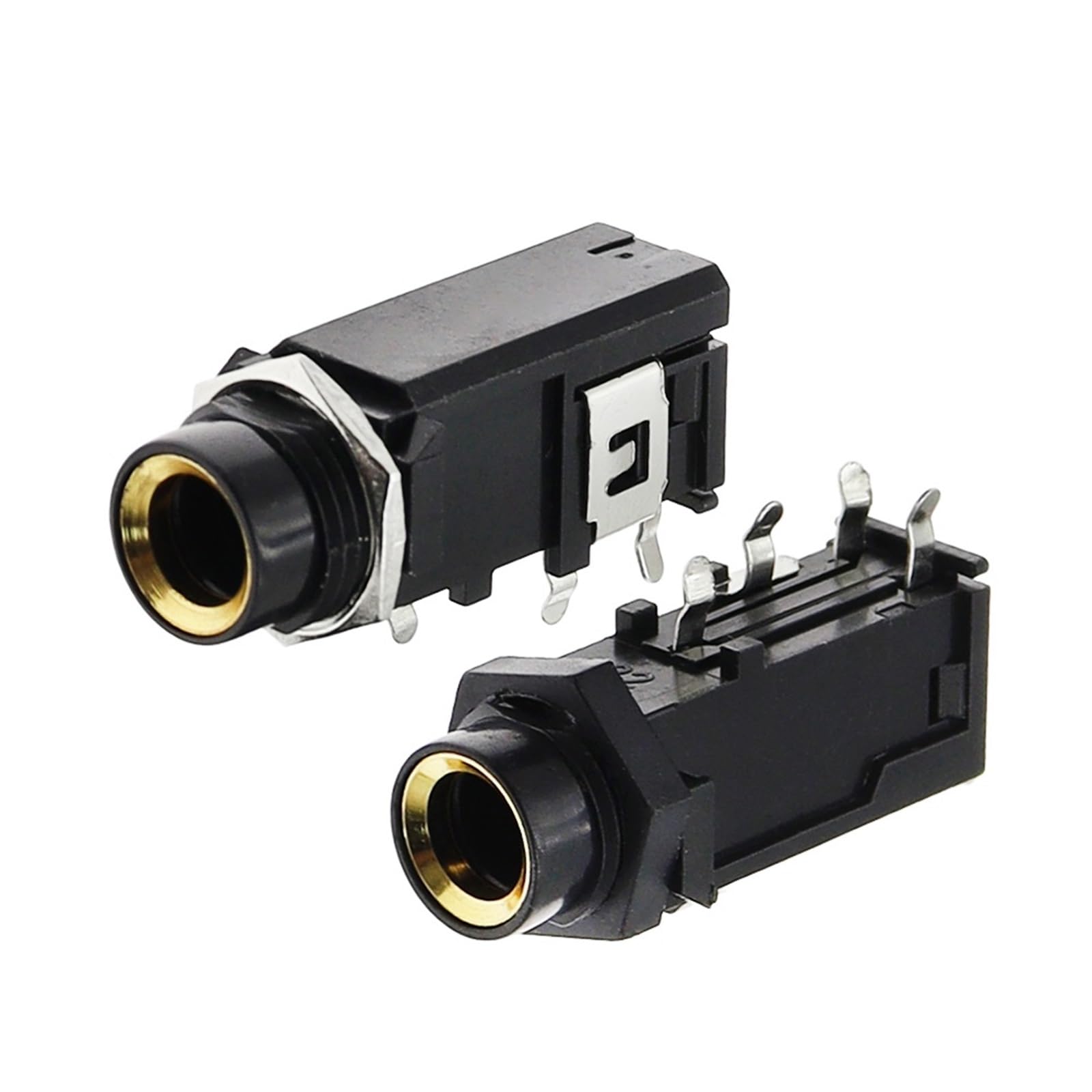 Conector de micrófono de 6,35 mm estéreo sin ruidos de fondo pack de 10 conectores rectos 7