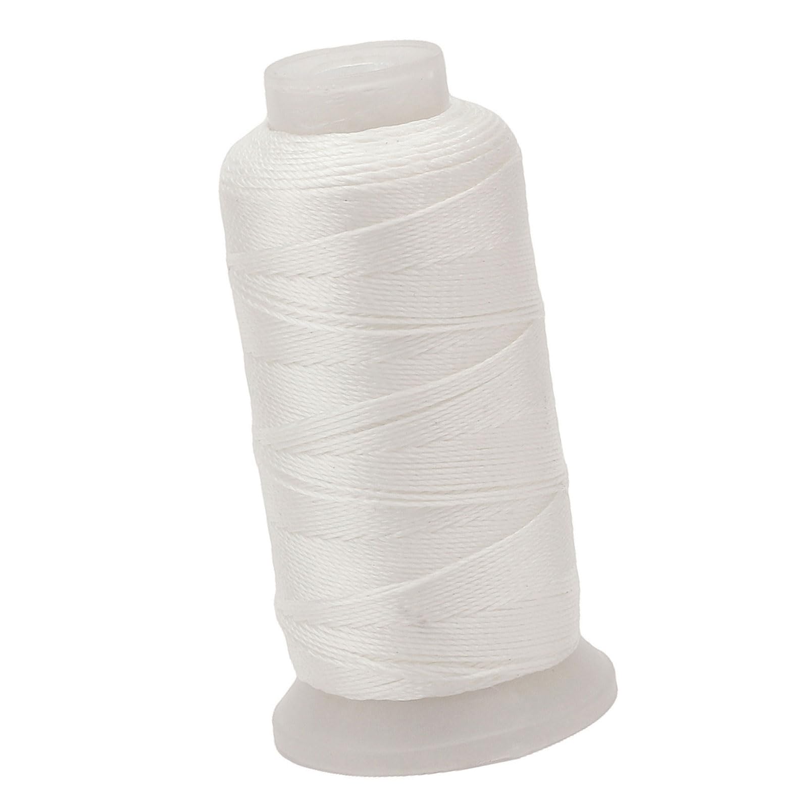 Braiding Cord White Nylon Craft Cord Weaving String for Jewelry Crafting Clothing Repair and Tassels Making Thread Coil
