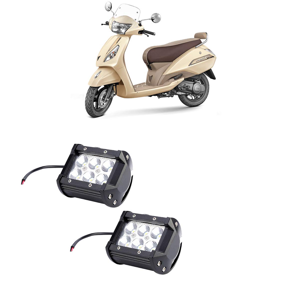 Fog Lamp Tvs Jupiter Light LOVMOTO LED Fog Light For TVS Jupiter