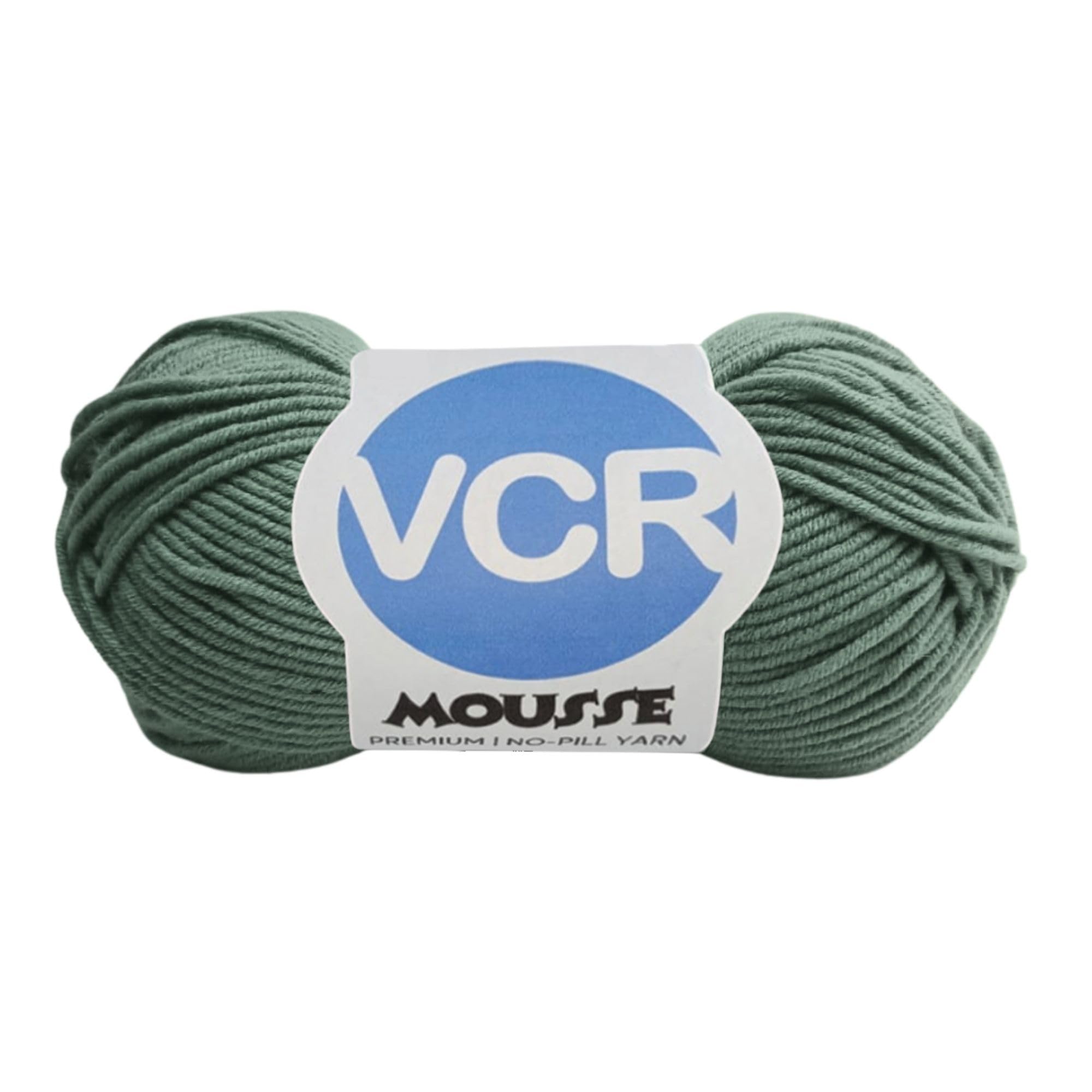 VCR 4ply Dark Greyish Blue Yarn, 100 Grams Hank, 190 Meters Length, Acrylic Ball for Crochet and Knitting, Soft Crosia Threads, Pack of 1 Yarn, Suitable for DIY Crafts
