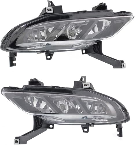 KarParts360 Conjunto de luces antiniebla Nissan Maxima 2016 2017 2018 para el lado del conductor y el pasajero con bombillas de repuesto certificado
