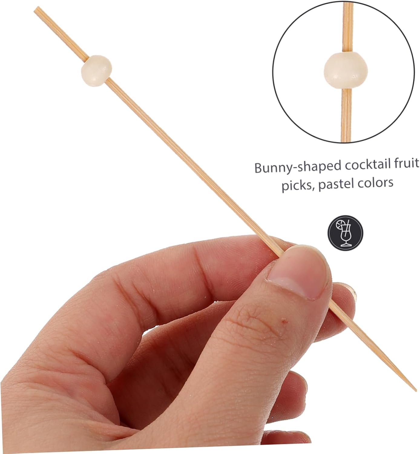 600pcs Cocktail Picks for Appetizers Desserts and Fruit Kabobs Sturdy Food Picks for Parties and Events for Charcuterie and Snacks