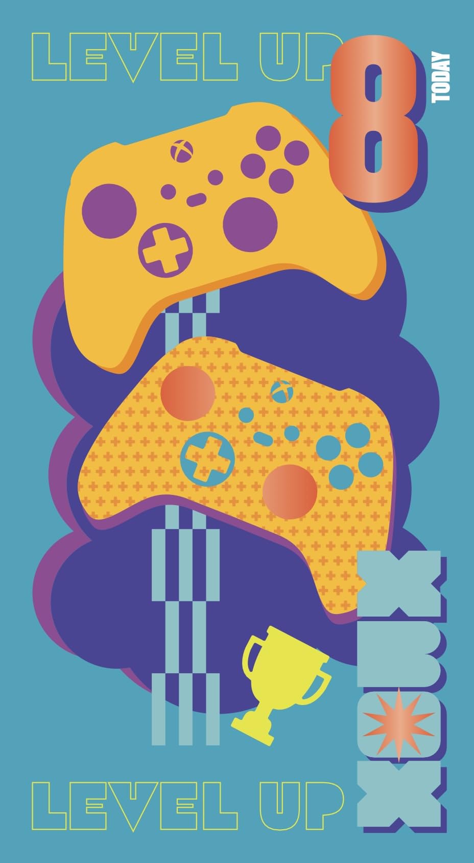 Danilo Promotions Ltd Xbox Birthday Card, Age 8