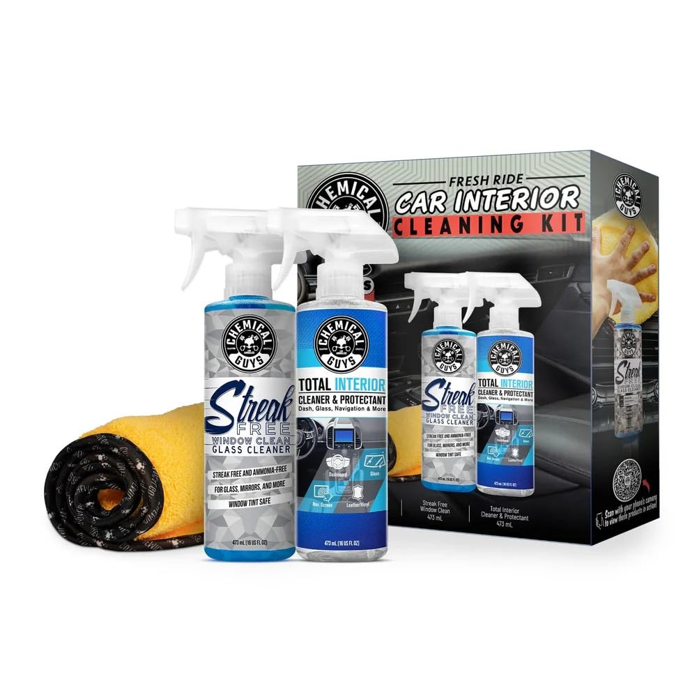 Kit Fresh Ride Interior Chemical Guys pour voyager dans une voiture propre et saine