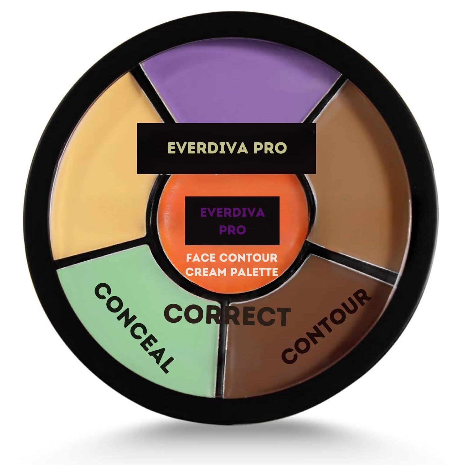 Makeup Palette 3in1 for conceal Dark Circles,Blush And Highlighter Palette,Oil Control Pro Concealer For Face Makeup