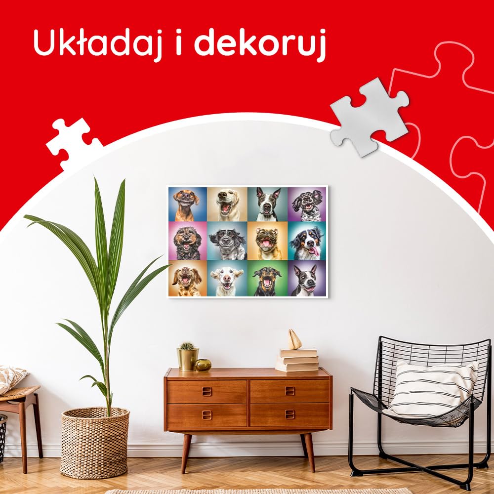 Trefl - Puzzle 2w1: Kosmos i Kryształy - 2 x 500 Elementów - Zestaw Dwóch Układanek, DIY, Kreatywna Rozrywka, dla Dorosłych i Dzieci od 10 lat