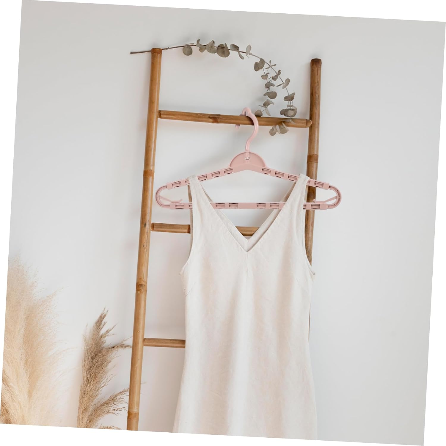 8pcs Expandable Hangers for Clothes Retractable Multi-Functional Drying Hangers for Wet and Dry Clothes Space-Saving Design
