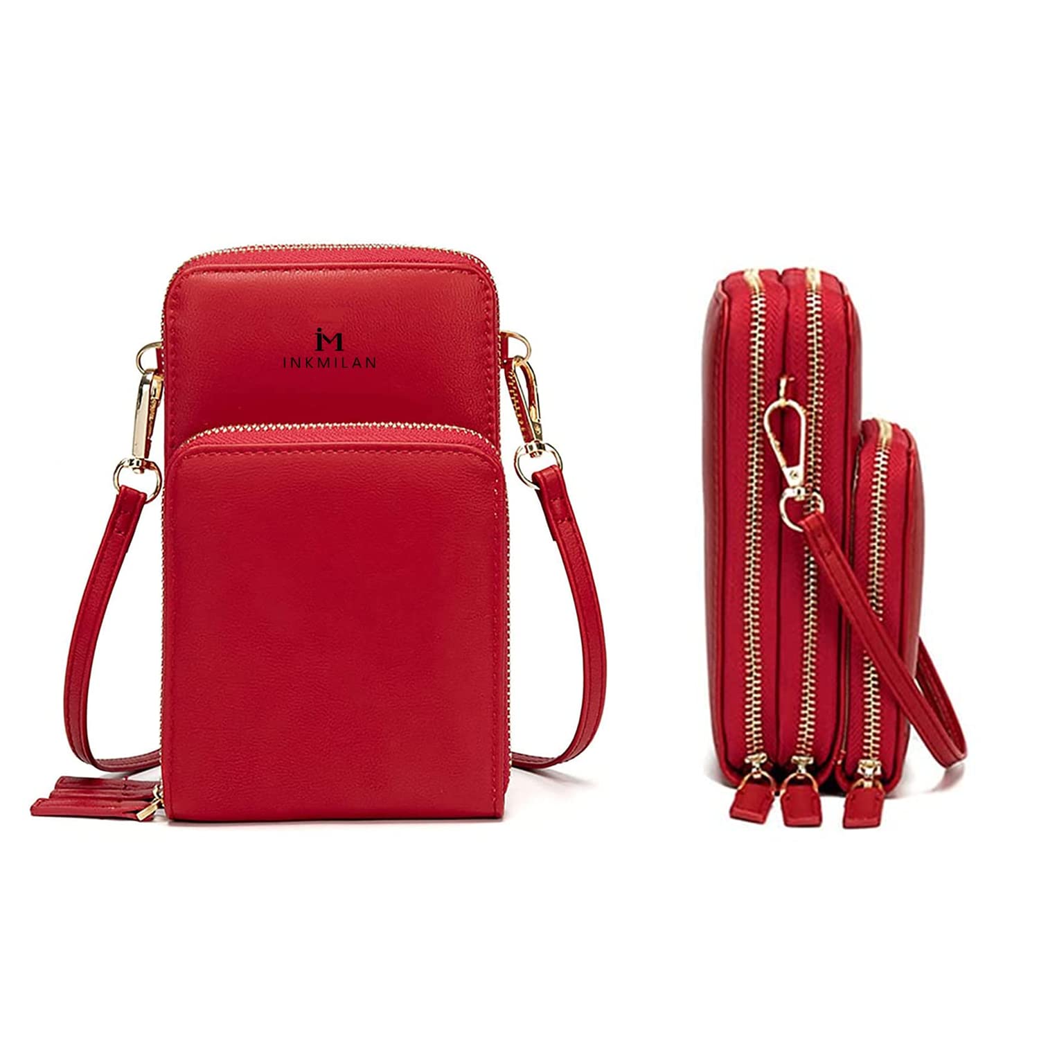 INKMILAN Crossbody Wallet for Women with a Coin Pouch and Card Holder | for Shopping & Travel (B0BB3CW6LS) Amazon Price History, Amazon Price Tracker