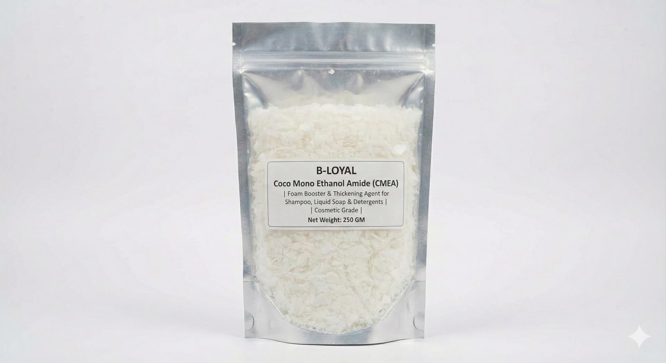 Coco Mono Ethanol Amide (CMEA) | Foam Booster & Thickening Agent for Shampoo, Liquid Soap & Detergents | Cosmetic Grade | 250 gm