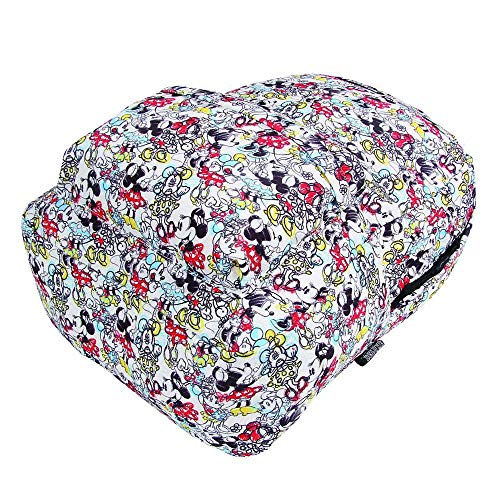 Mochila Feminina de costas Minnie com fone de ouvido (42 cm, branco)