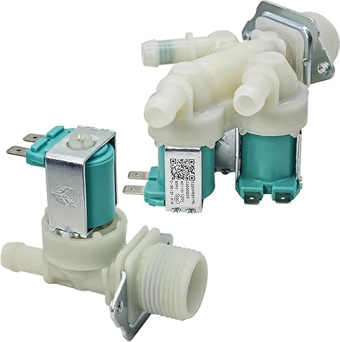 5220FR2075L y 5220FR2006H (frío y caliente) Reemplazo de la válvula de entrada de agua para LG y Kenmore, reemplaza 5221ER1003A 5220FR2006L disponible en Yaxa Guatemala