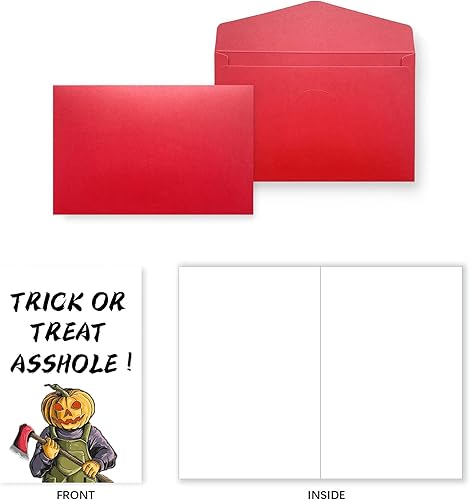 Miniatura 6 de Divertida tarjeta de Halloween, tarjeta de felicitación de humor para novio, novia, pareja, tarjeta de amor travieso para padres, espeluznante grito