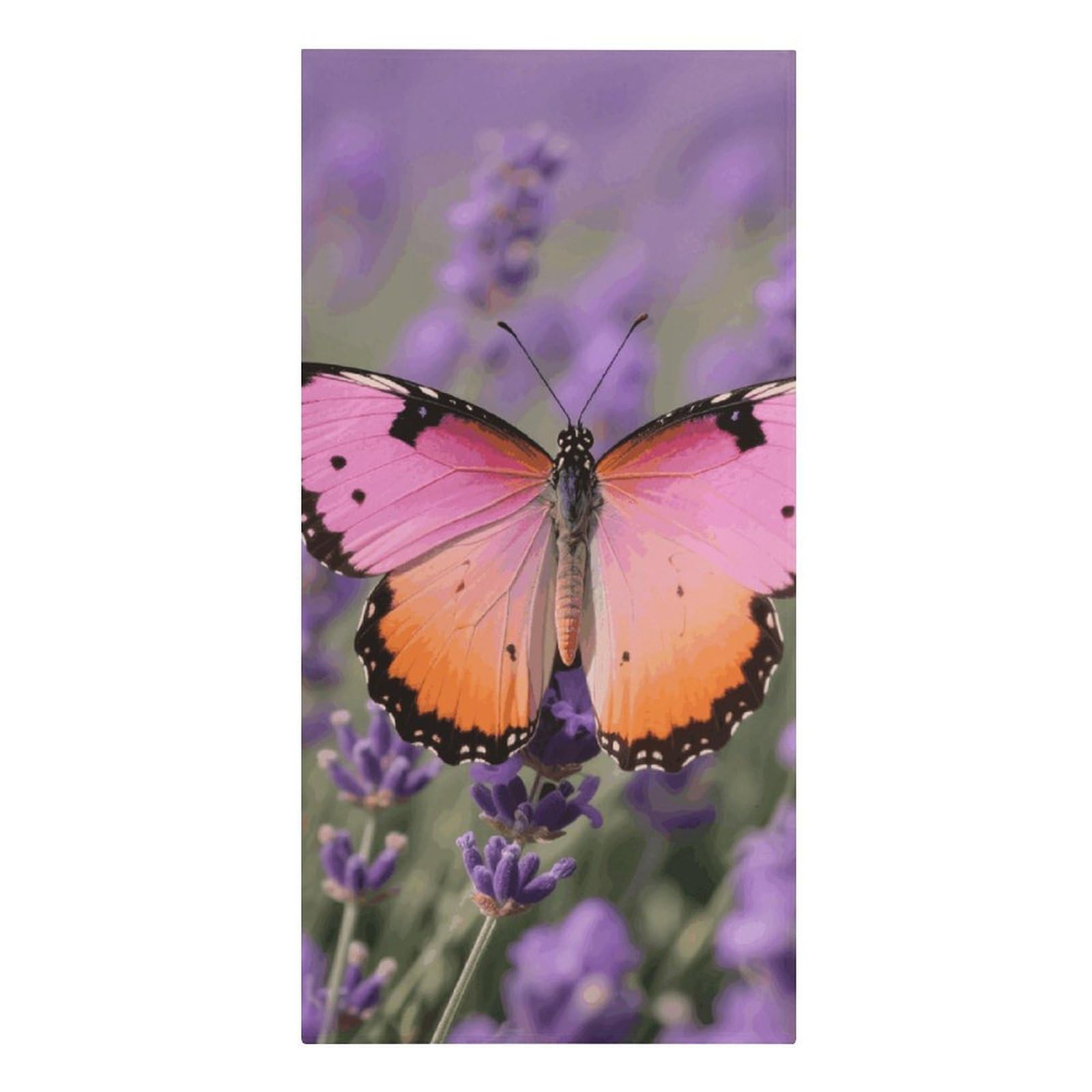 asbwuo Colorful Butterfly Beach Towels Extra Large Quick Dry Absorbent