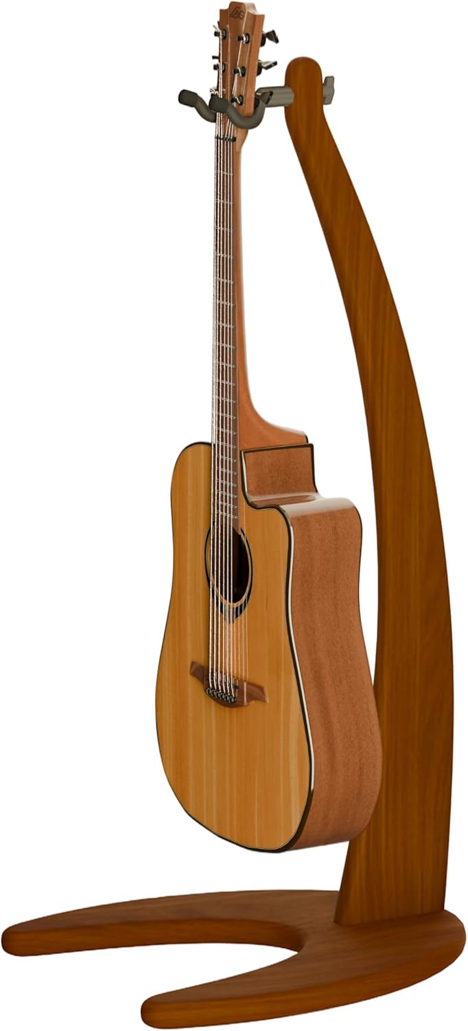 Guitar Stand,Acoustic Guitar Stand,Solid Wooden Guitar Stand,Freestanding Wooden Guitar Mount,Guitar Holder, Handcrafted Floor Stand for Guitar/electric guitar/Bass/Banjo/Mandolin/violin - Art-Grade