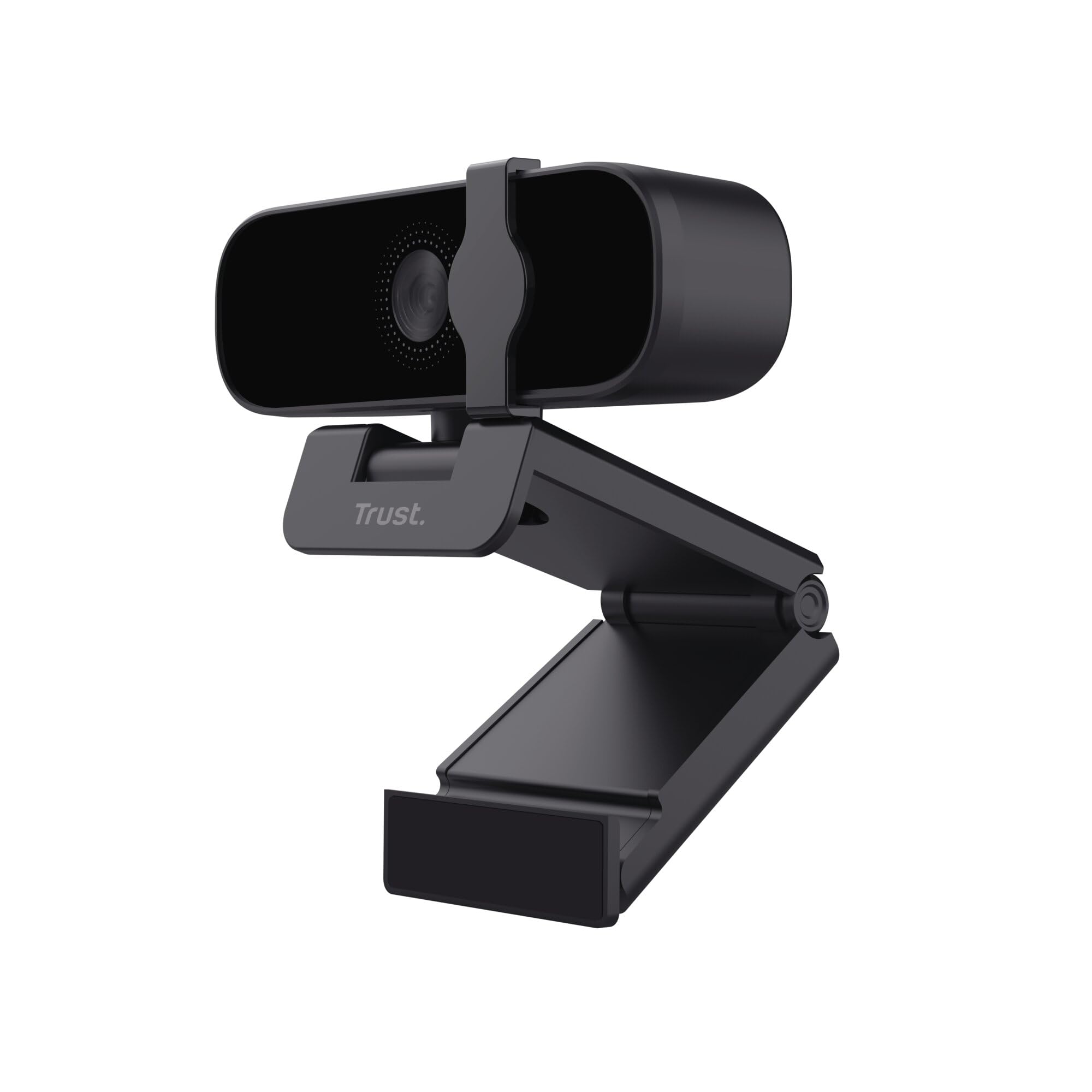 Trust Oran 1080p Webcam PC con Microfono, Web Camera PC USB con Filtro Privacy, Fuoco Fisso 30 FPS, Plastica Riciclata 85%, Videocamera Full HD per Laptop Desktop Mac Windows Skype Zoom Teams