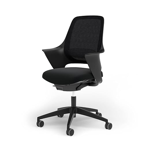Ergotopia® WellBack Ergonomischer Bürostuhl Made in Germany, Bequemer Schreibtischstuhl mit Lordosenstütze und Synchronmechanik, für Büro und Homeoffice