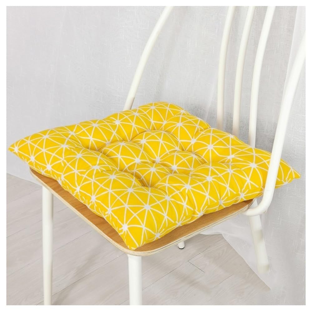 MeRcri Colourful Seat Pads, Cushion Chair Cushion Pads for Dining Chairs, 16x16 18x18 20x20 in Office Chair, Car, Floor, Outdoor, Patio，Machine Washable (Color : #15, Size : 1pc 40x40 cm)
