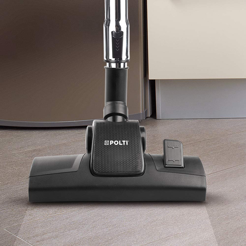 Polti Forzaspira C110 Plus Aspirador Trineo Ciclónico, Sin Bolsa, 4 Etapas de Filtración, Cepillo para Parquet Incluido, Negro y Rojo