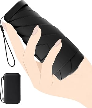 Mini Travel Umbrella, UPF 50+ Compact Fits in Purse