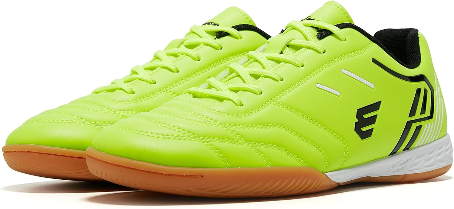 Men's Indoor Soccer Shoes for Women's Trainer Rubber Futsal Shoes for Athletic Flat Outsole Training Sneaker - Image 5