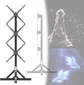3D Holographic Advertising Display - LED Animation Video Projector for Store, Shop, Bar, Holiday - Bluetooth Speaker & APP Control