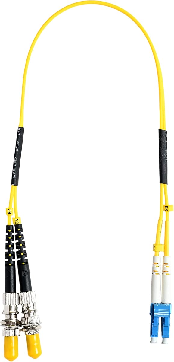 1FT LC to ST Fiber Optic Adapter Cable