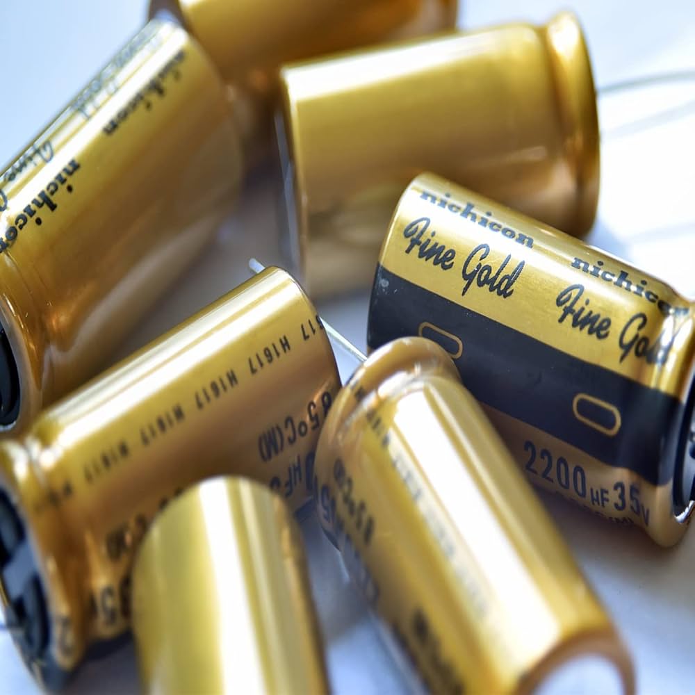 Amazon.co.jp: ニチコンFGコンデンサ6個 100V 4.7uf オーディオ