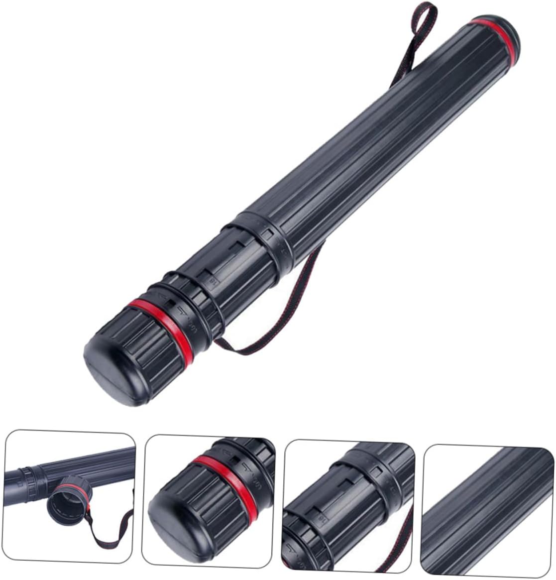 KICHOUSE 2pcs Arrow Tube Carrying Case for Archery Adjustable Shoulder Holder Lightweight for Outdoor Sports