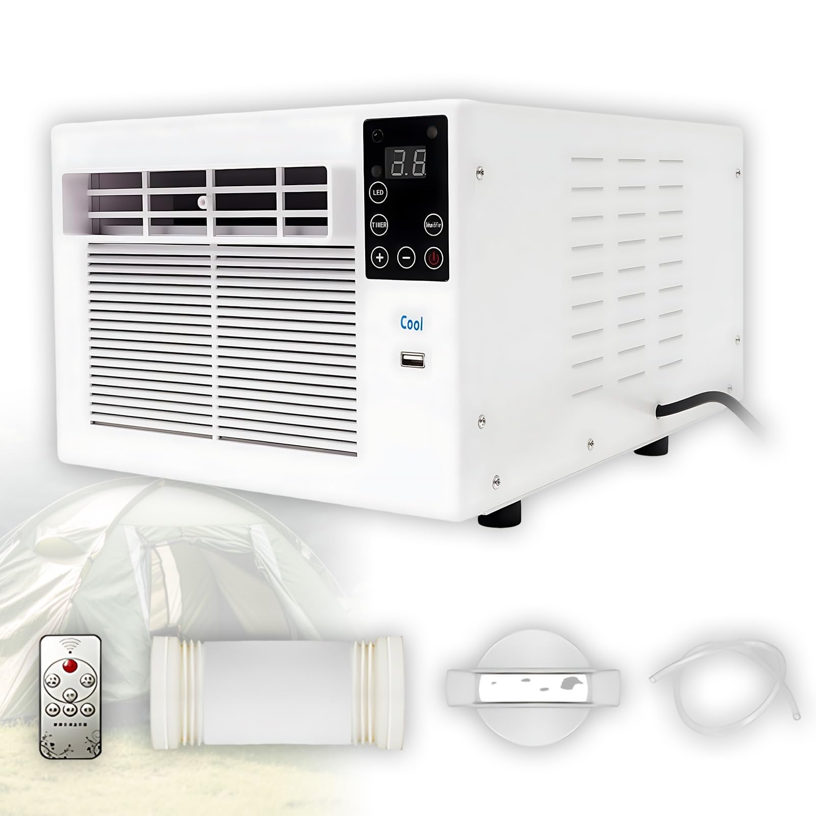 Mini Tent Air Conditioner, Portable AC Unit for RV Van
