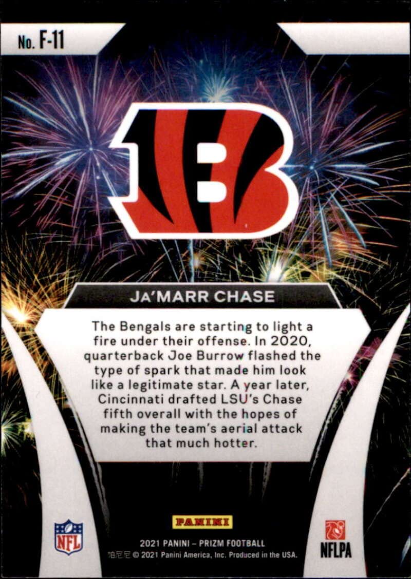 Amazon.com: Football Trading Card NFL 2021 Panini Prizm Fireworks